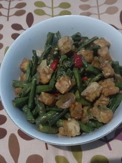 Foto resep Tumis Kacang Panjang dan Tempe