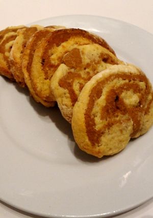 A picture of Spiral Cookies.