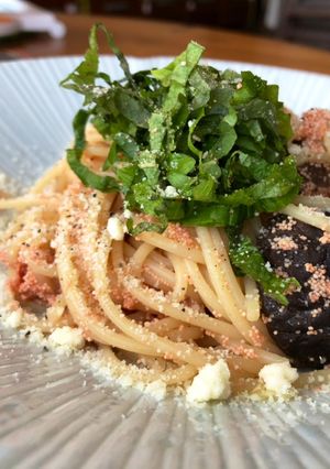Hình của món Mì Spaghetti sốt trứng cá ố là la.