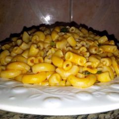 Macaroni jollof A picture of Macaroni jollof.