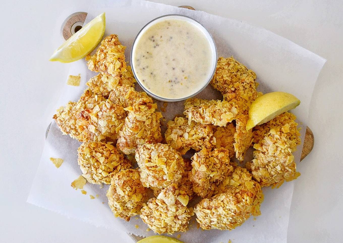 Nuggets de pollo súper crujientes al horno | @DarixLAB