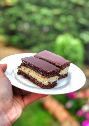 Kinder szelet 🥛😋 recept fotója