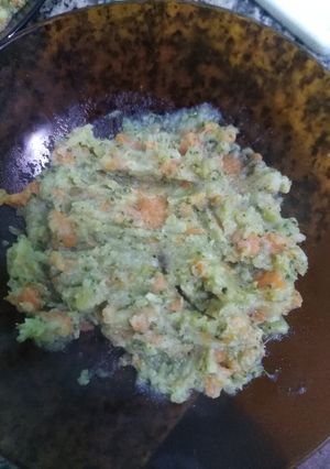 Una foto de Puré mix papa, batata, zanahoria y brócoli