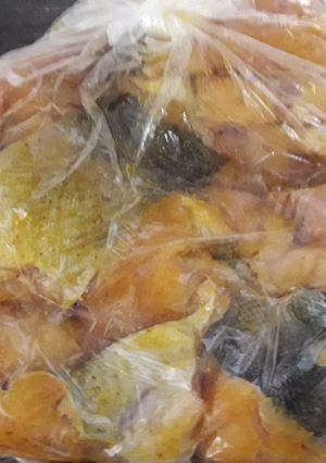 عکسی از دستور مزه دار کردن ماهی