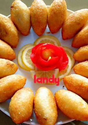 صورة لوصفة كبة الارز بالبطاطس