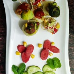 A picture of Potato Kulia Chaat.