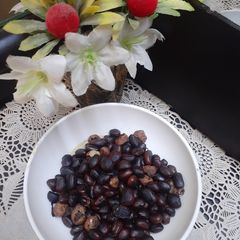 A picture of Kocheekey...Tamarind seed snack (Memoni recipe).