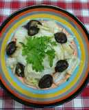 Cải thảo xào nấm hương chay