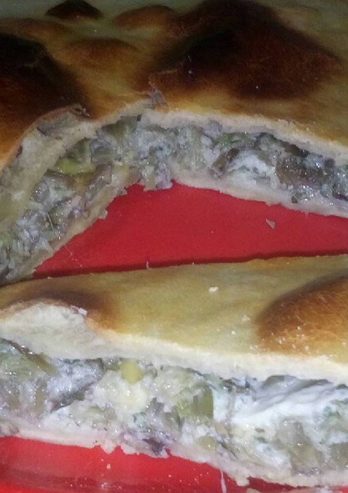 Una foto de Tarta de pencas de acelga y ricota😄