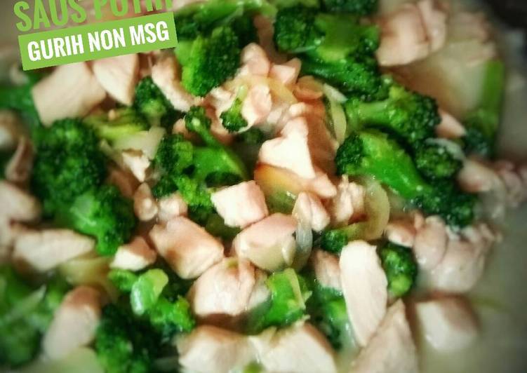 Resep Ayam Brokoli Saus Putih Gurih Non MSG yang Sempurna