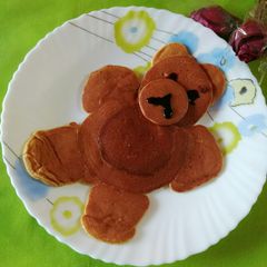 A picture of Pancake in Teddy Shape.
