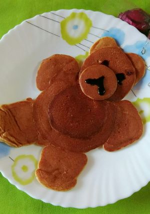 A picture of Pancake in Teddy Shape.
