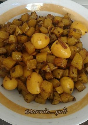 Foto resep Kentang kecap telor puyuh