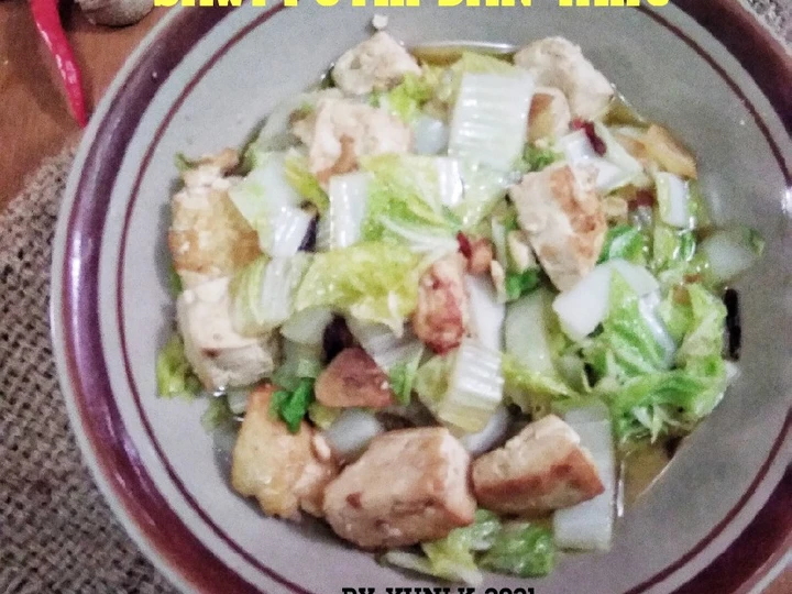 Langkah Mudah untuk Membikin Resep Tumis sawi putih dan tahu yang Bisa Manjain Lidah Anti Ribet, Lezat