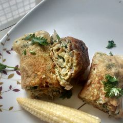 A picture of Omlett cheese layer roll.