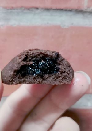 Hình của món Bánh quy bơ nhân sôcôla.