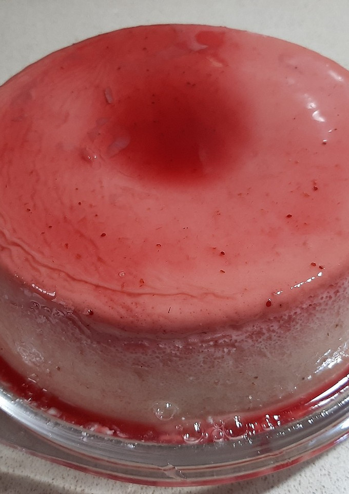 Una foto de Flan de queso rápido en olla express
