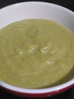 Una foto de Crema de espárragos