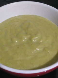 Una foto de Crema de espárragos