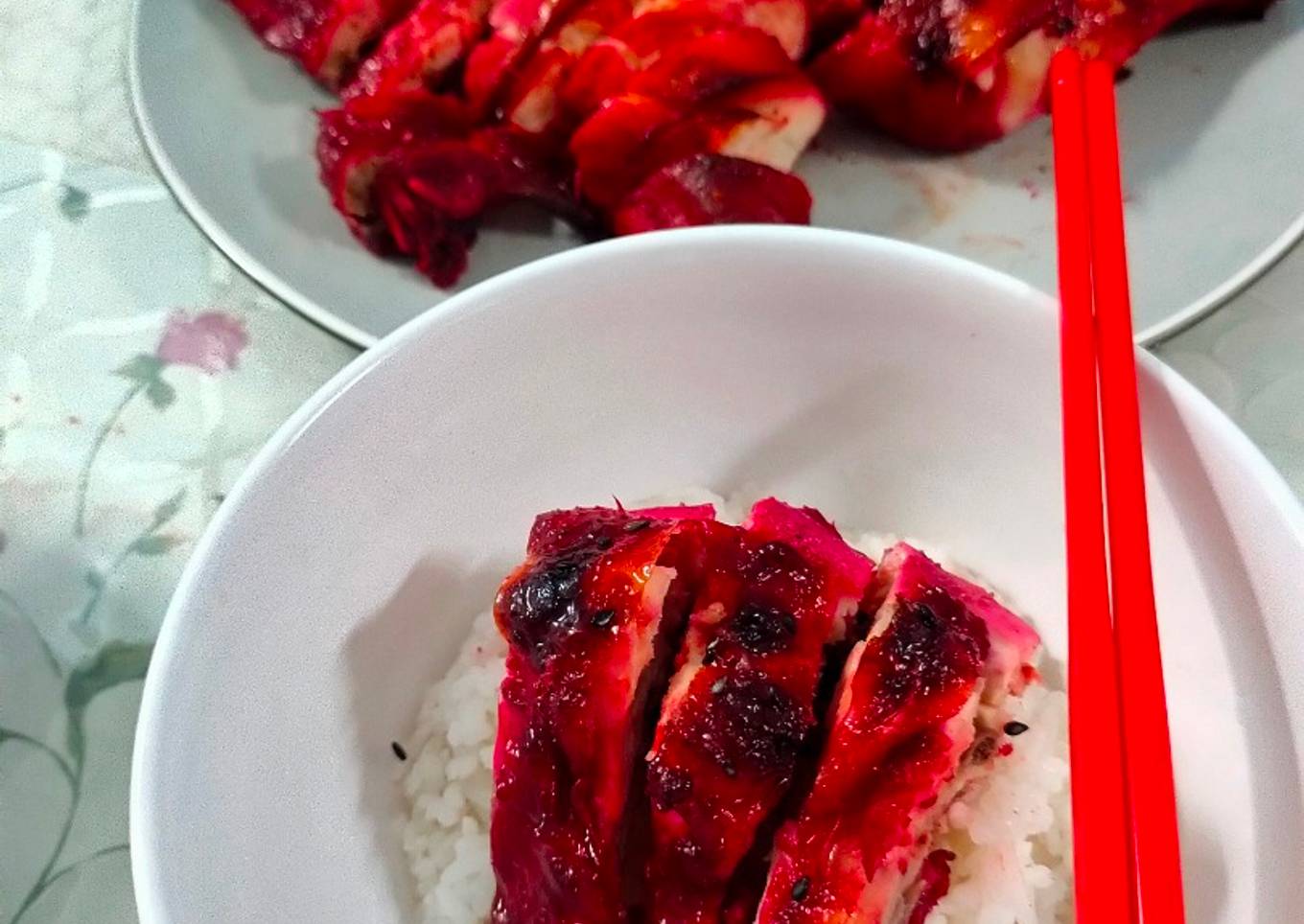 Ayam panggang charsiu