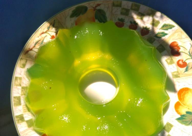 Resep Agar agar sirup lemon citrus Anti Gagal