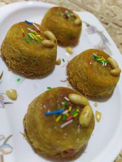 صورة لوصفة كب كنافه بالقشطه❤️