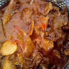Tamil Nadu Special Dry Fish Curry A picture of Tamil Nadu Special Dry Fish Curry.