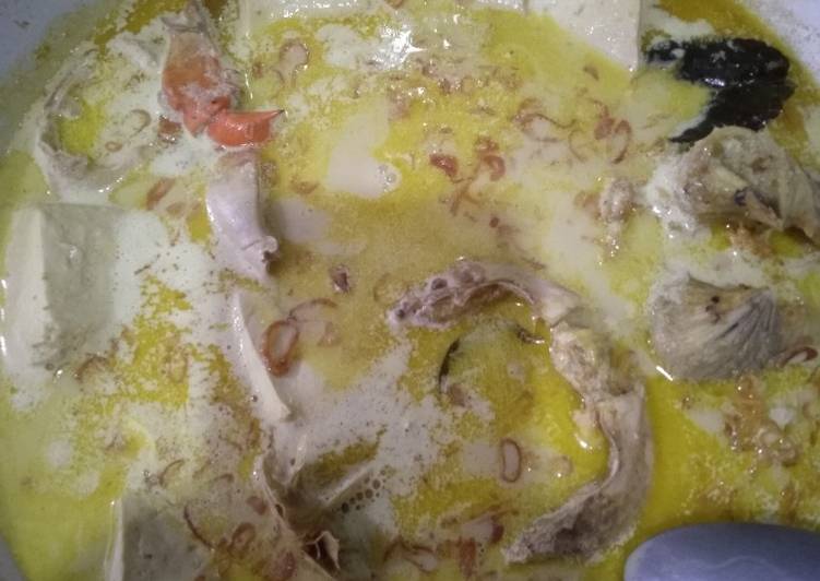 Kare kepiting dan tahu