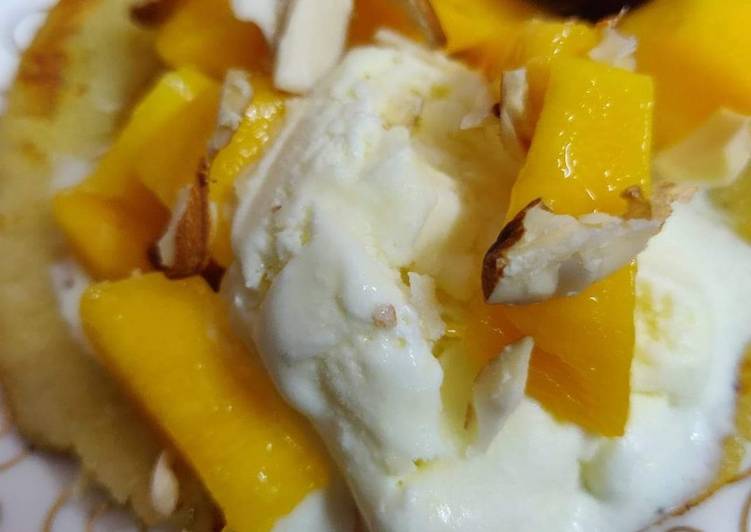 Maal pua with icecream