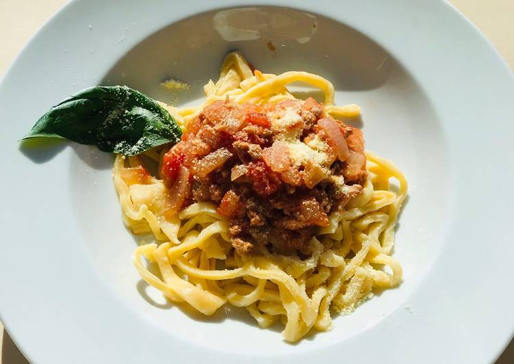 Pasta fresca al ragù👏