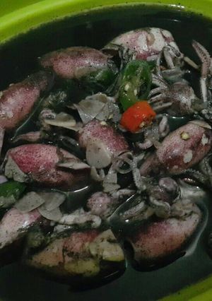 Foto resep Cumi cumi masak hitam