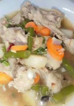 Foto resep Sayur sup ayam simple