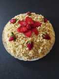 Torta mimosa alle fragole