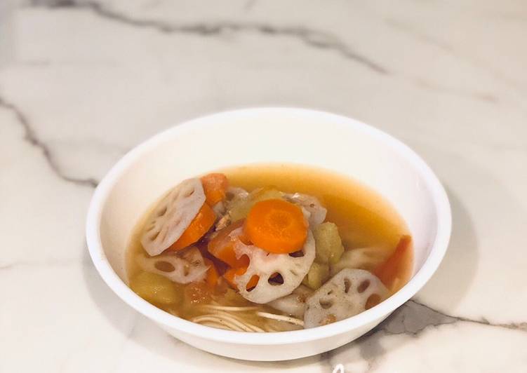 Easiest Way to Prepare Homemade ABC Noodles Soup