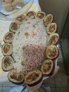 صورة لوصفة رول الفراخ بالخضار
