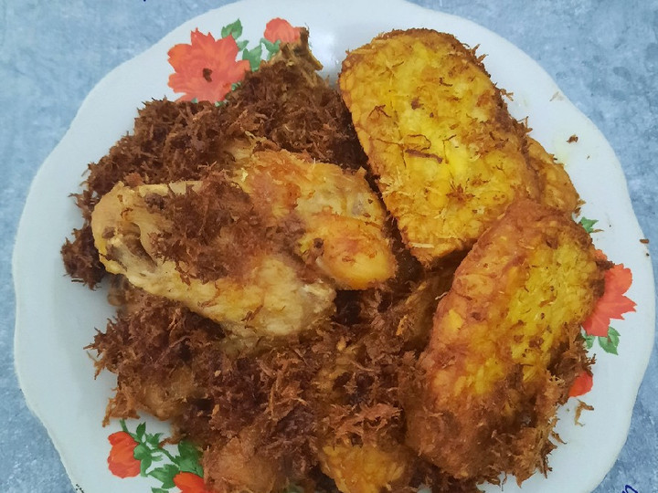 Langkah Mudah untuk Membuat Ayam dan Tempe Goreng Serundeng, Enak Banget