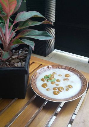 Foto resep Bubur cenil ubi cilembu