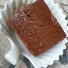 Una foto de Brownie mini casero