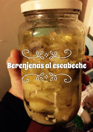 Una foto de Berenjenas en escabeche bien simple