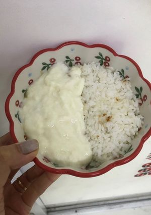 Hình của món Gà phủ sốt phô mai.