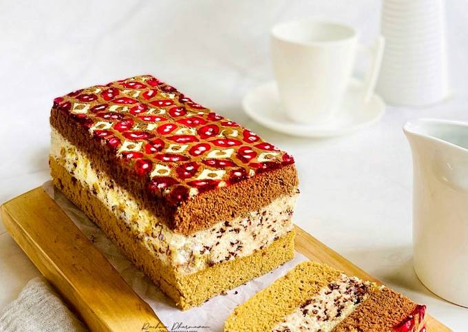 Resep Trio Batik Cake Oleh Rachma Cookpad