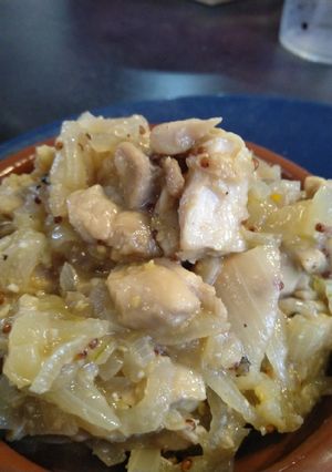 Une photo de Poulet yassa