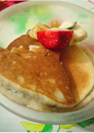 Una foto de Hot cakes de harina de arroz