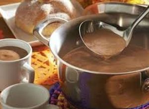 Una foto de Atole de Garbanzo 😋☕😍