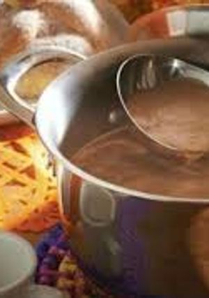Una foto de Atole de Garbanzo 😋☕😍