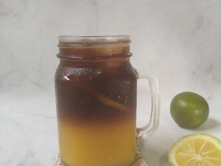 Resep Es Kopi Jeruk Peras yang Lezat Sekali