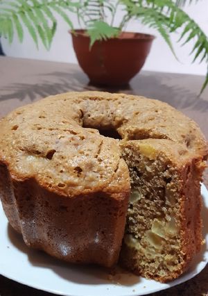 Una foto de Budín de Manzana 🍎🍎