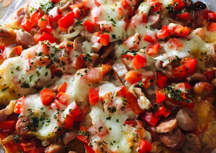 Sausage Pizza Simple