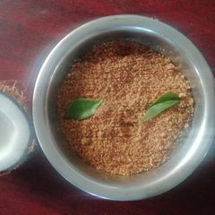 Coconut podi/powder/தேங்காய் பொடி A picture of Coconut podi/powder/தேங்காய் பொடி.