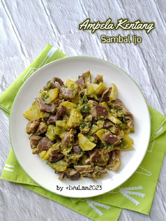 Foto resep Ampela Kentang Sambal Ijo